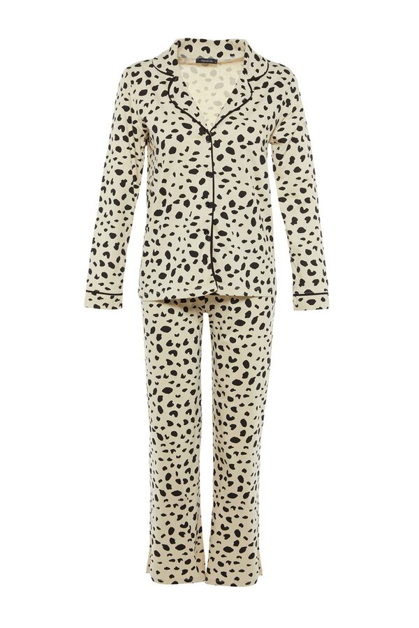 Trendyol Pijama con estampado animal estampado