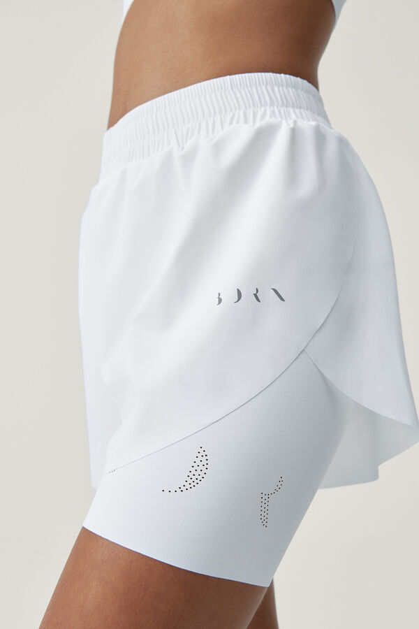 Born Living Yoga Short Bikila White  blanco