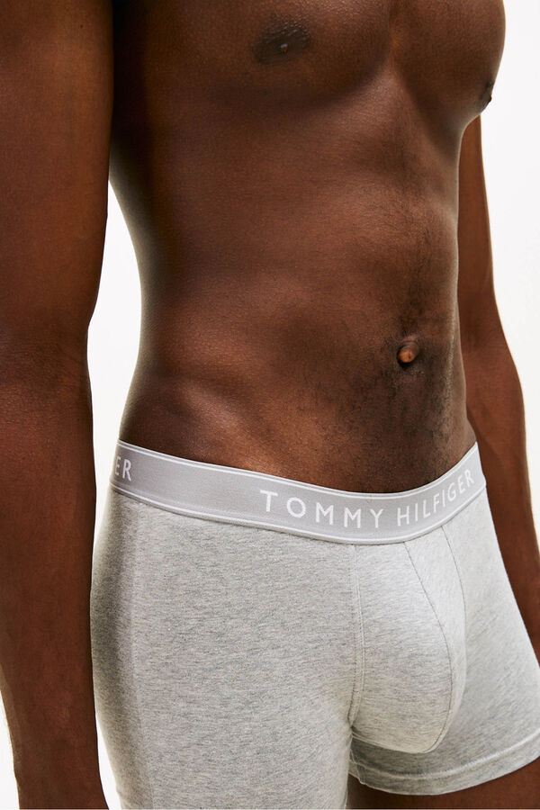 Tommy Hilfiger Pack 3 boxers em algod&atilde;o estampado