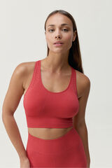 Born Living Yoga Top Zina Goji vermelho