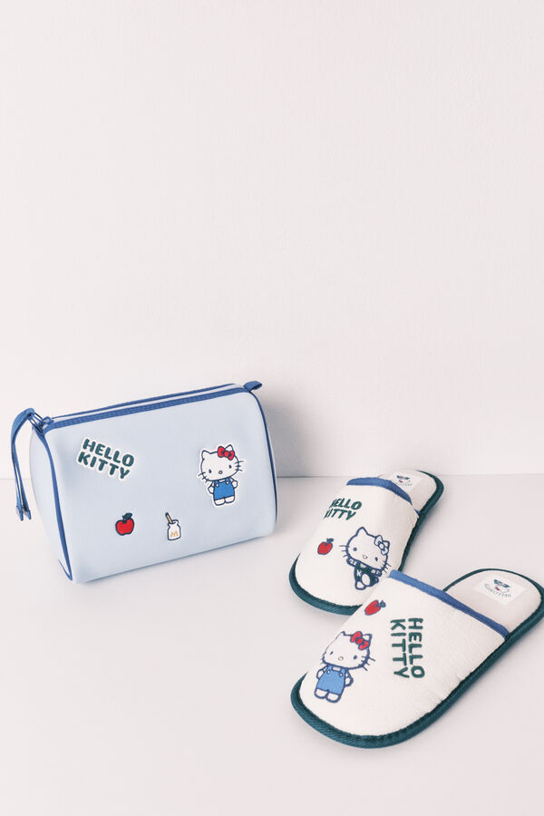 Women'secret N&eacute;cessaire estojo em neopreno Hello Kitty azul