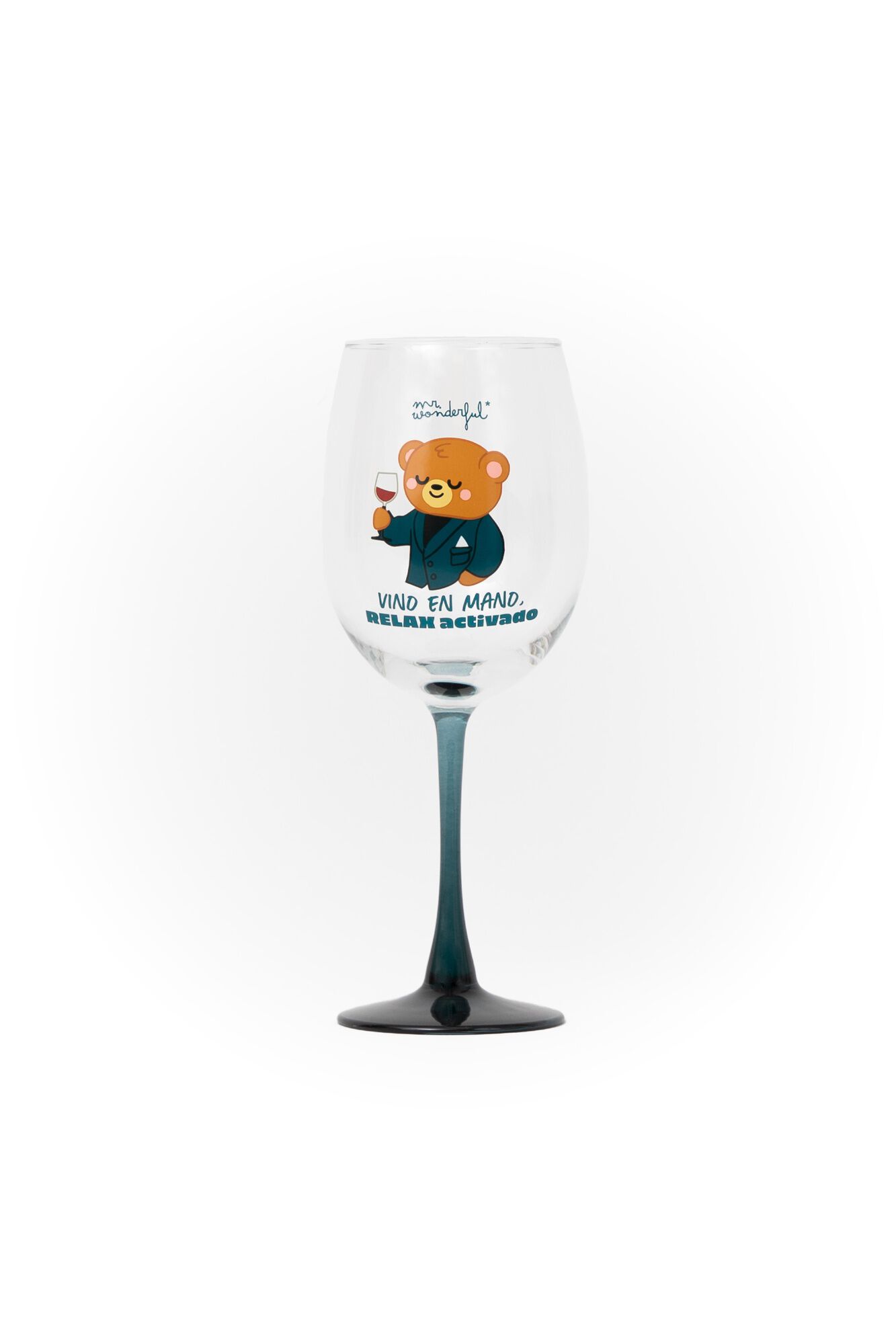 Mr. Wonderful Copo de vinho - Vinho na m&atilde;o, relax ativado