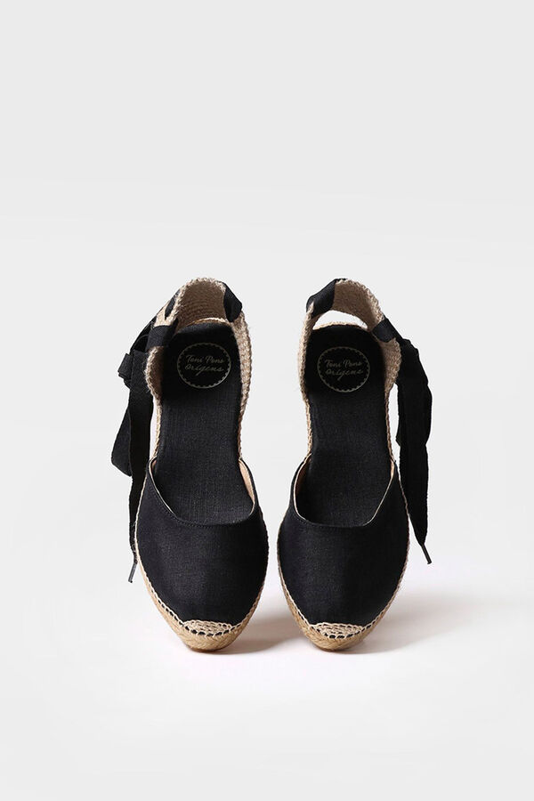 Toni Pons Alpargata valenciana de tac&oacute;n - CALONGE negro