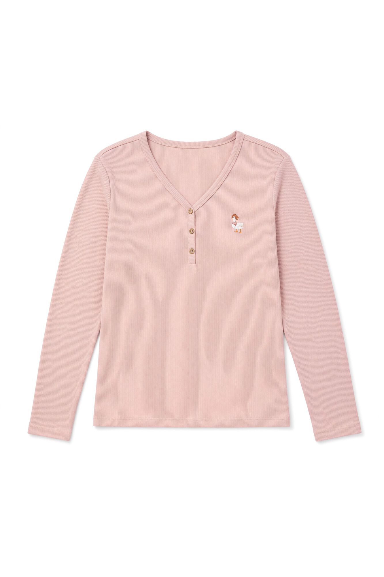 Women'secret T-shirt de manga comprida rosa