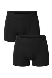 Bread & Boxers Pack de 2 boxers modais elásticos ecológicos pretos