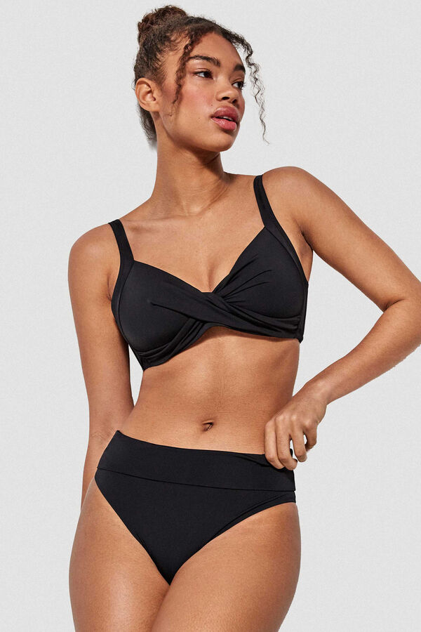 Womensecret Multiway bikini bottoms black
