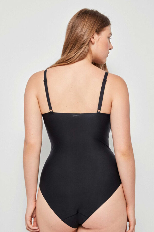 Gisela Invisible faux body without underwire black