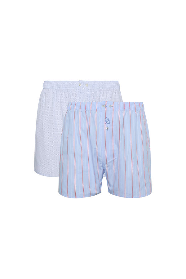 Kiff-Kiff Pack de 2 boxers azuis azul