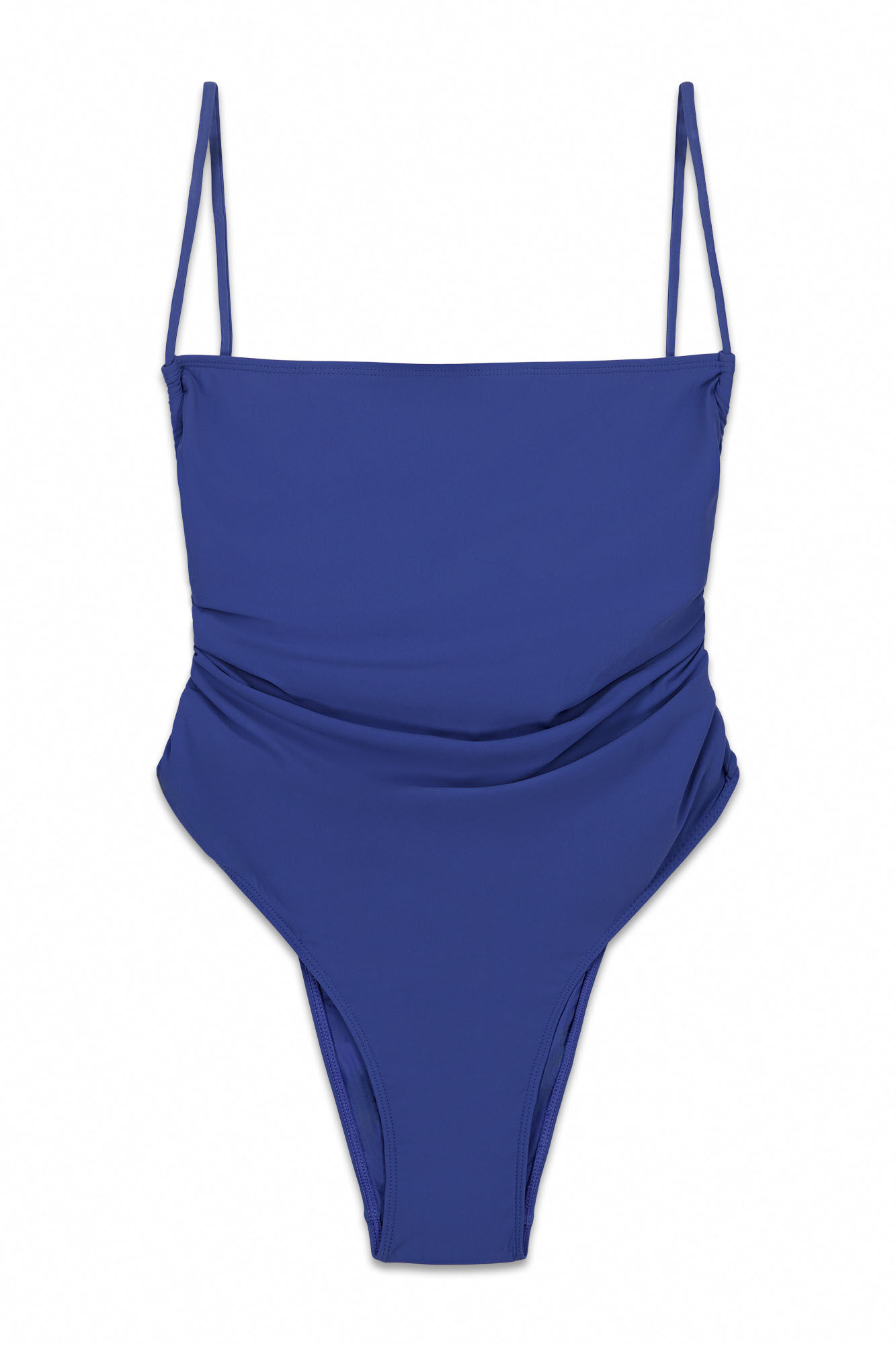 Women'secret Fato de banho com franzido lateral azul
