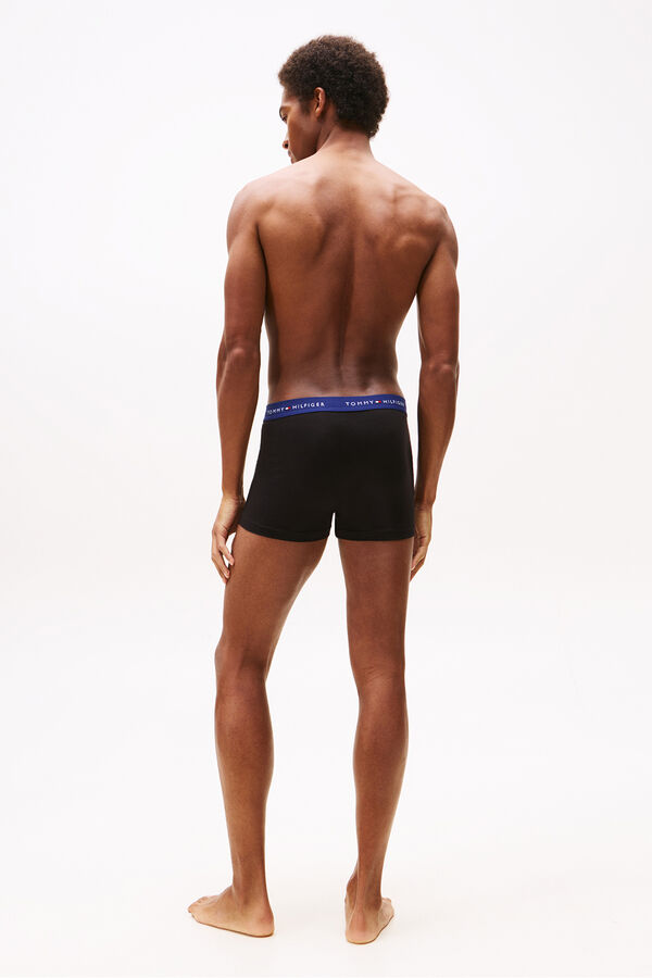 Tommy Hilfiger Pacote com 3 Boxers de Algodão preto