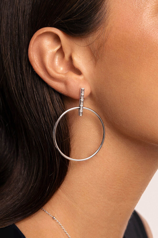 Singularu Pendientes Ophelia gris