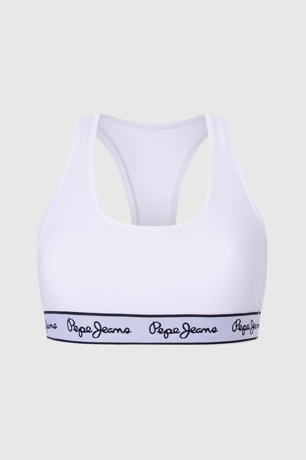 Pepe Jeans Soutien bralette branco