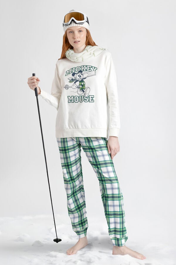 Admas Pijama Ski Mouse A bege