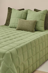 Textura Colcha de microfibra bege