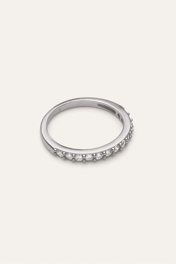 Singularu Anillo Shine Plata gris