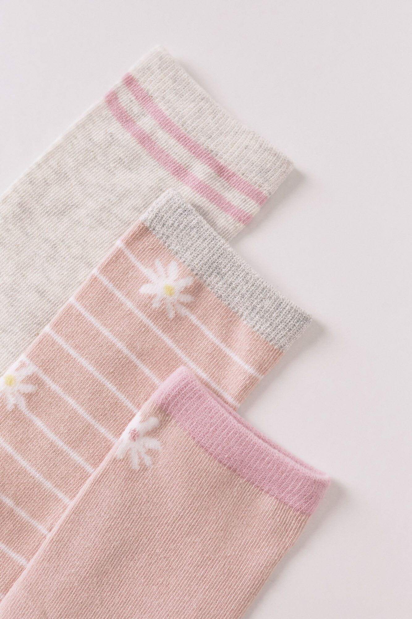 Women'secret Pack 3 calcetines largos estampado flores