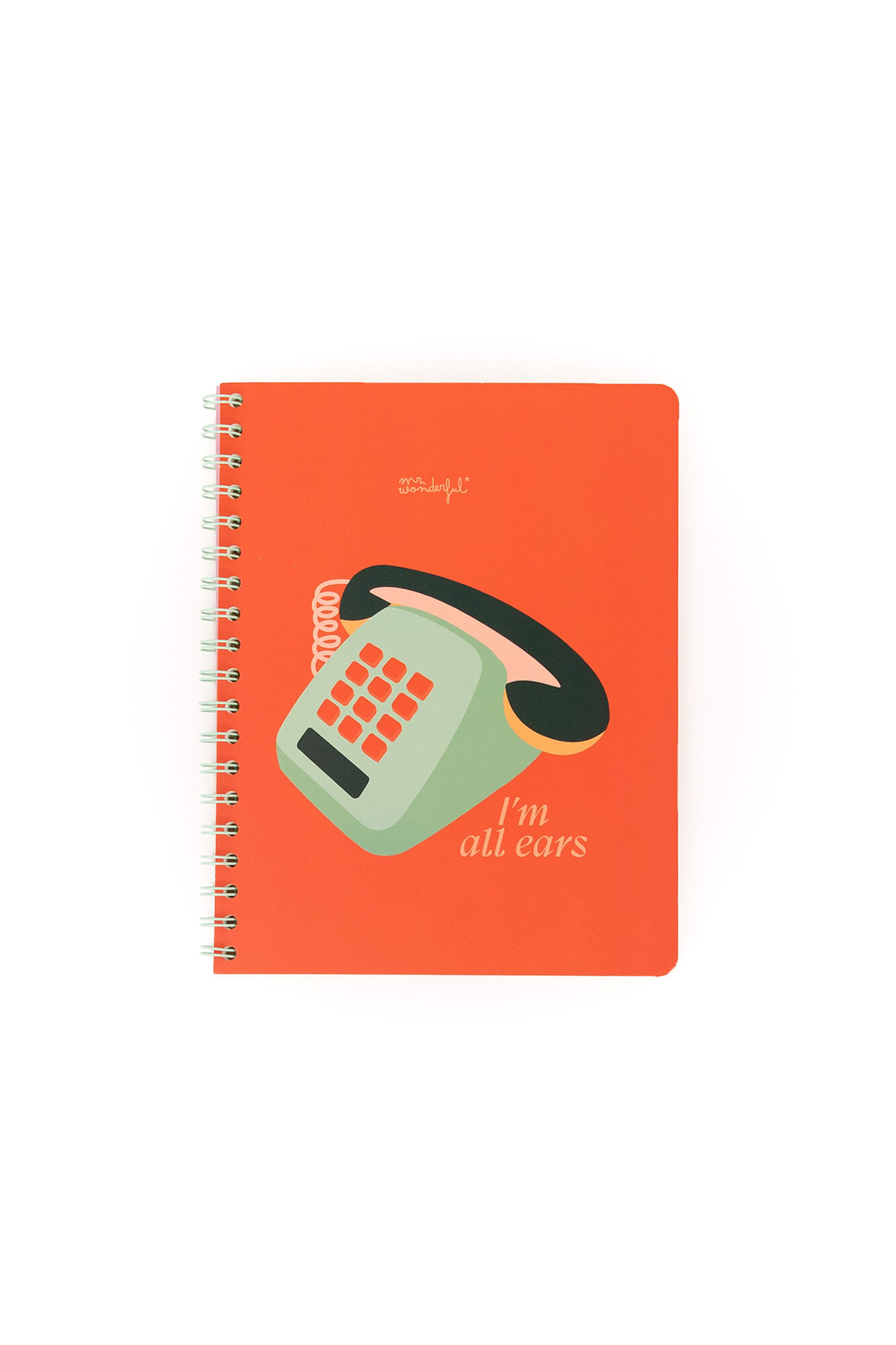Mr. Wonderful Caderno A5 - I'm all ears