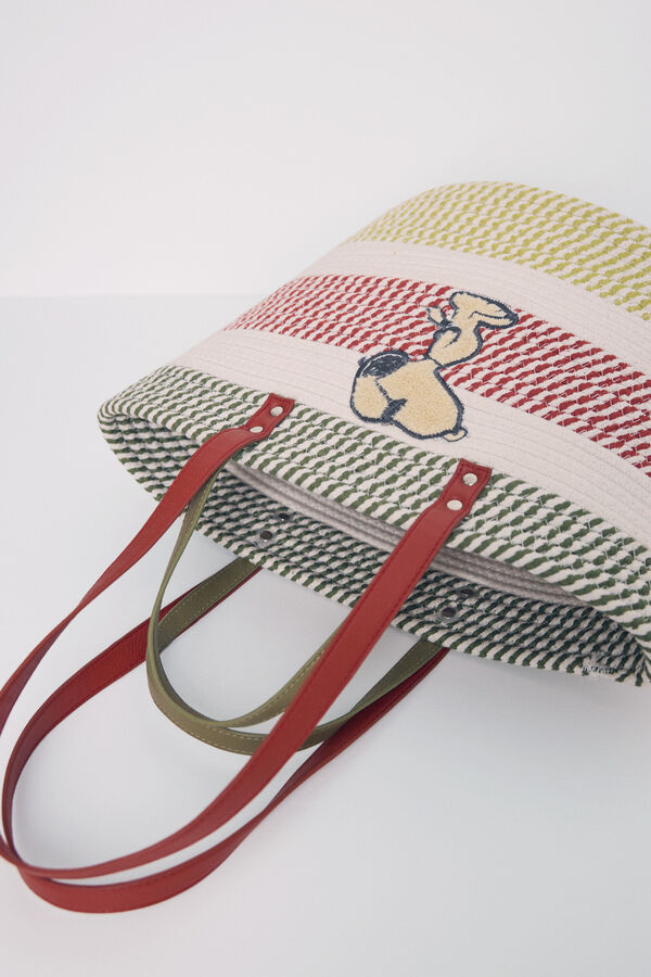 Womensecret Snoopy beach basket bag printed