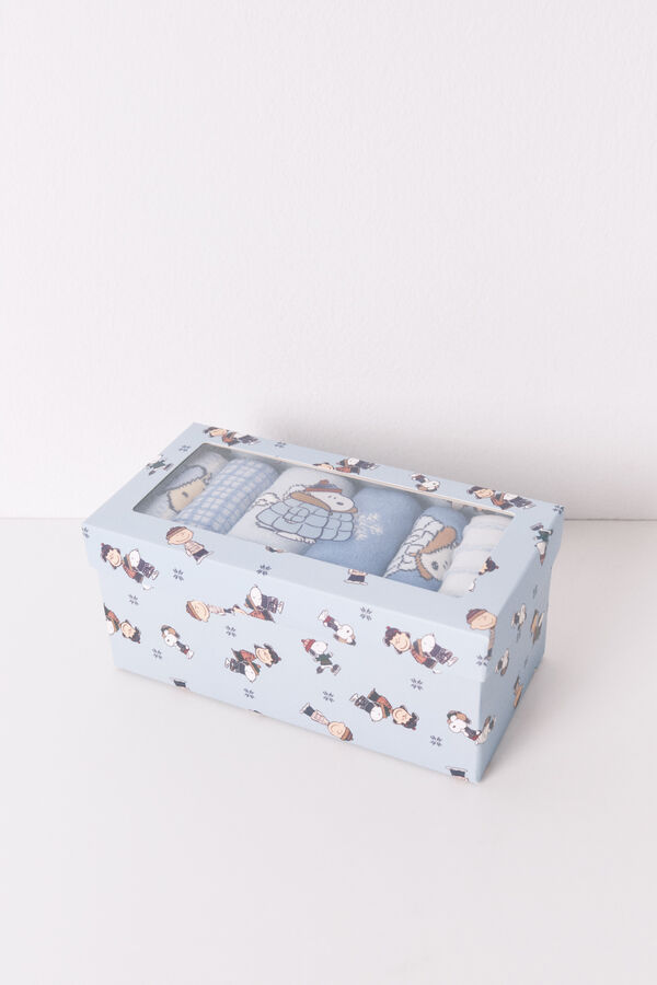 Women'secret Pacote com 6 meias longas de algod&atilde;o do Snoopy estampado