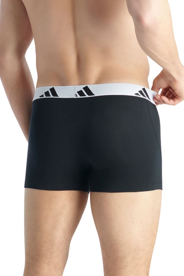 Adidas Pack 3 boxers com logo preto