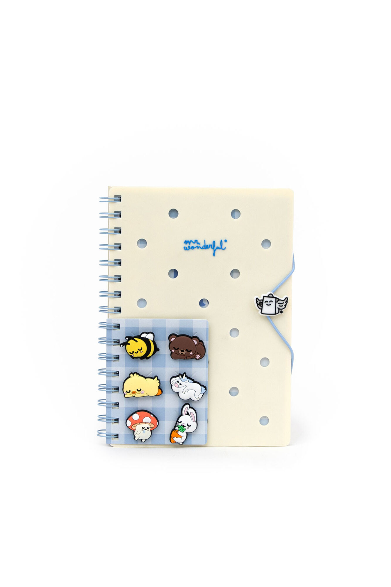 Mr. Wonderful Caderno A5 com charms - Lazy Bo-Bo
