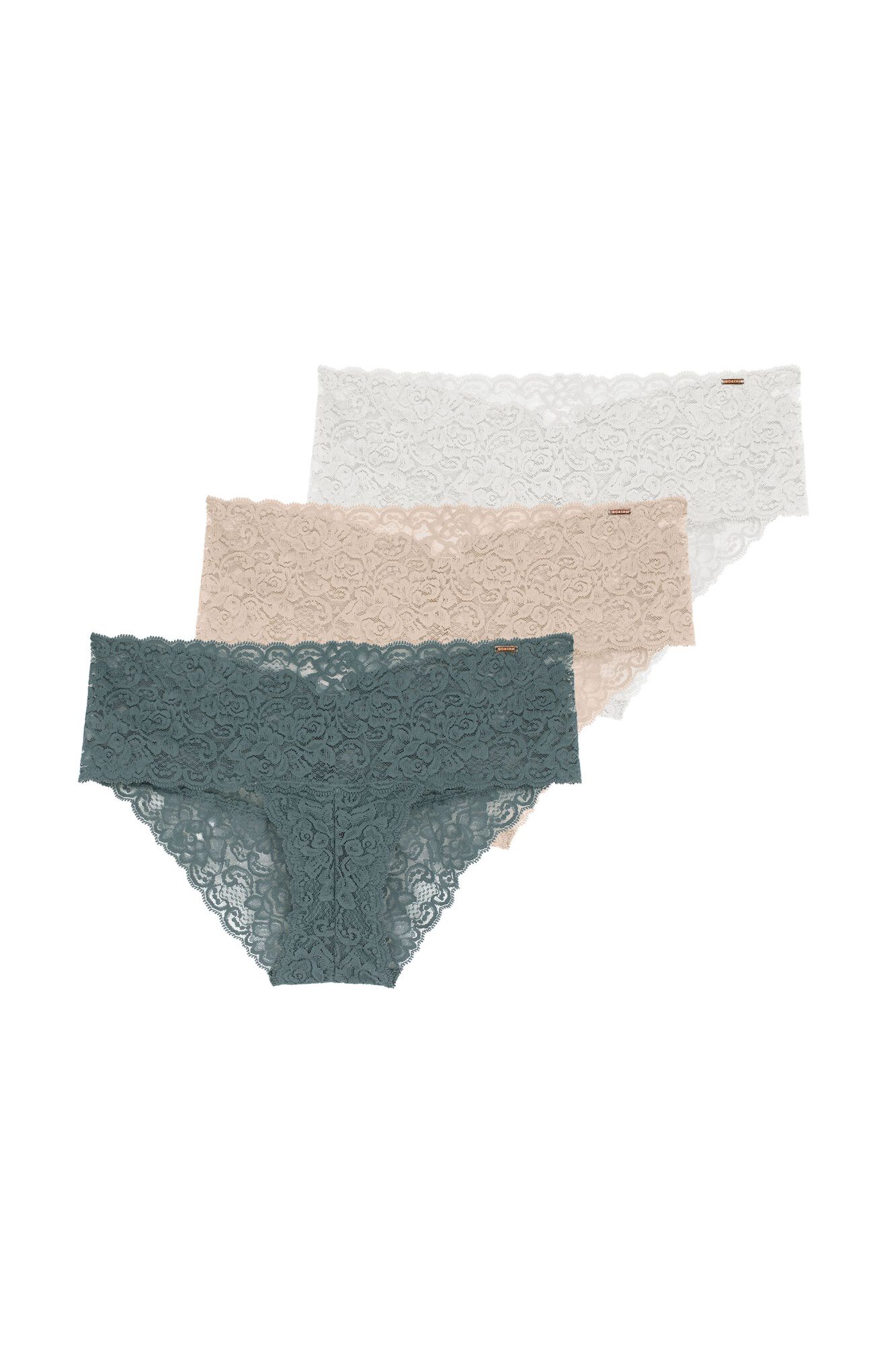 Dorina Pack de 3 bragas Lana