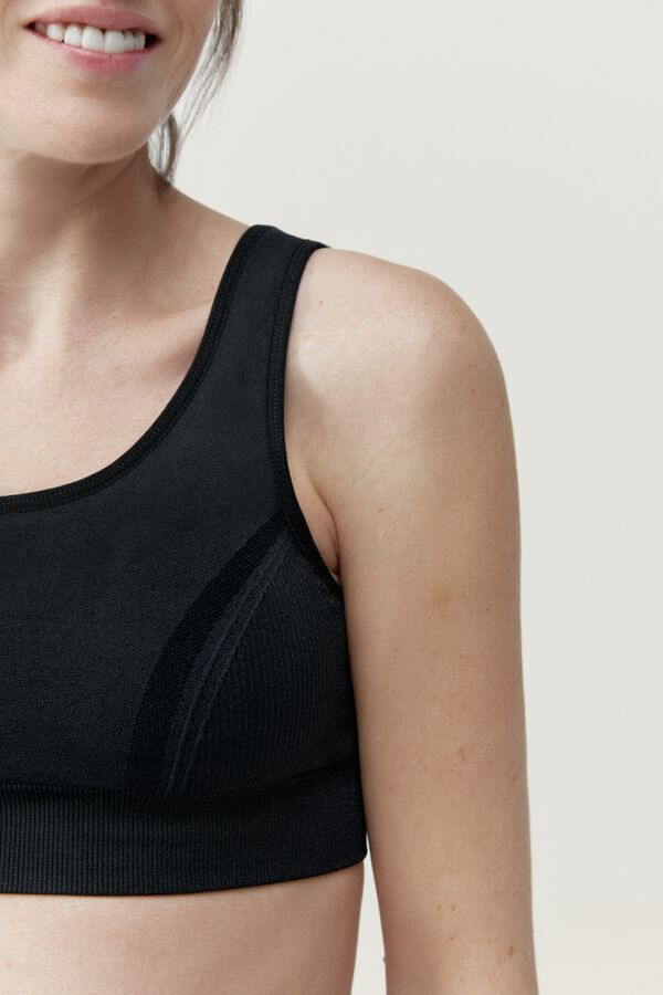 Born Living Yoga Top Mommy Line Preto preto