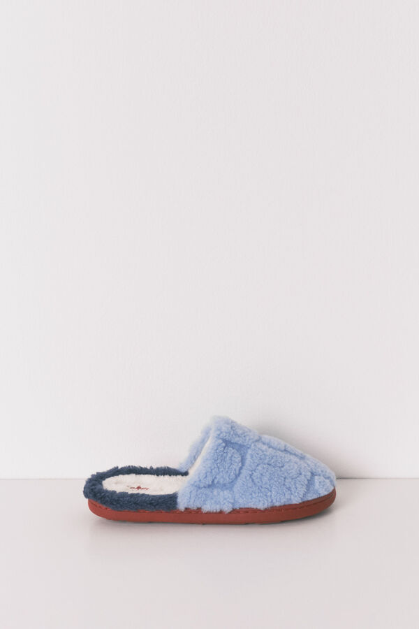 Women'secret Chinelos de quarto de banho com estampado do Mickey Azul azul