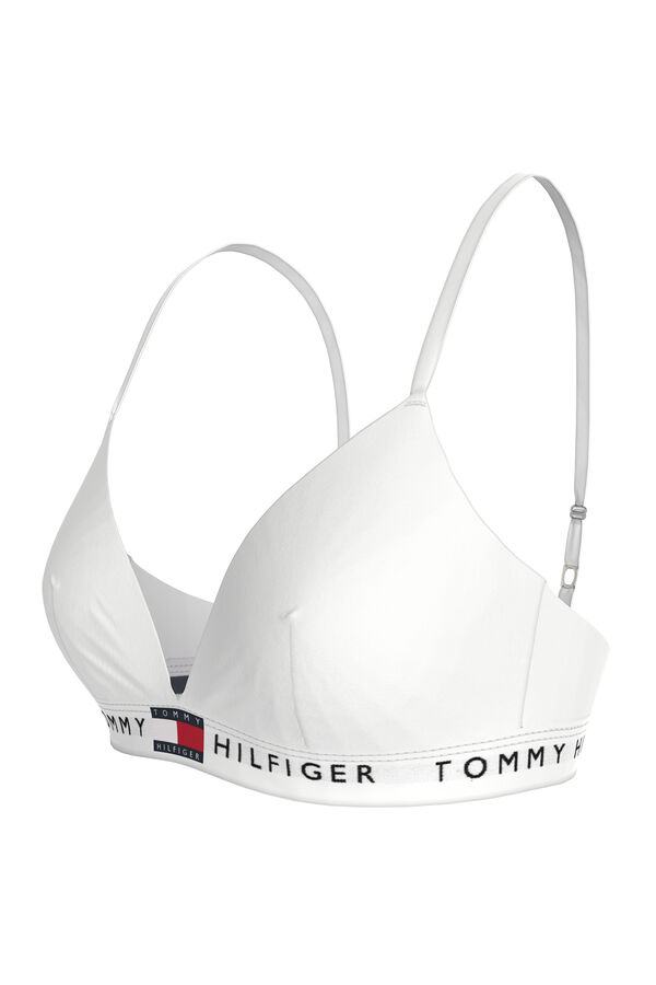 Tommy Jeans Suti&atilde; esportivo sem aro branco