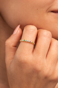Singularu Orbit Gold Plated Ring