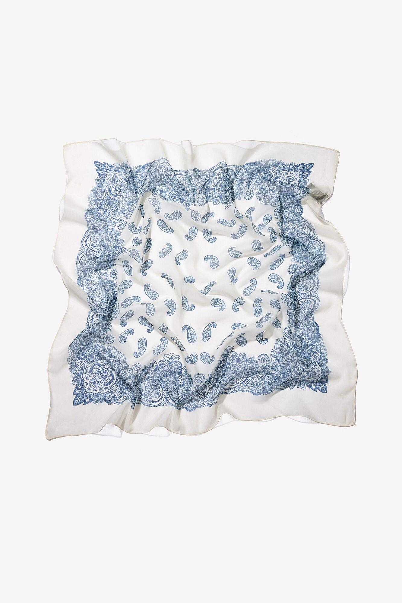 Vilanova Bandana semitransparente estampado paisley