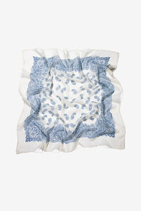 Vilanova Bandana semitransparente estampado paisley
