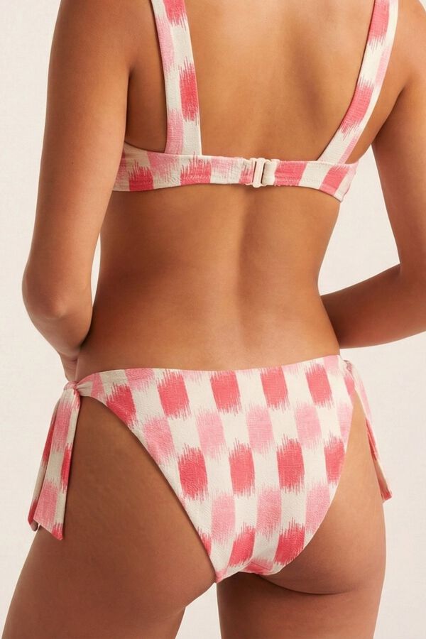Robin Cueca de biqu&iacute;ni la&ccedil;o cl&aacute;ssica Tramuntana estampado