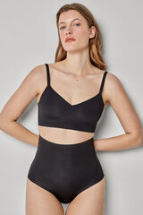 Gisela High-waist slimming panty with reinforcement black