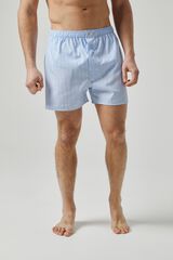 Kiff-Kiff Cuecas de popelina para homem azul