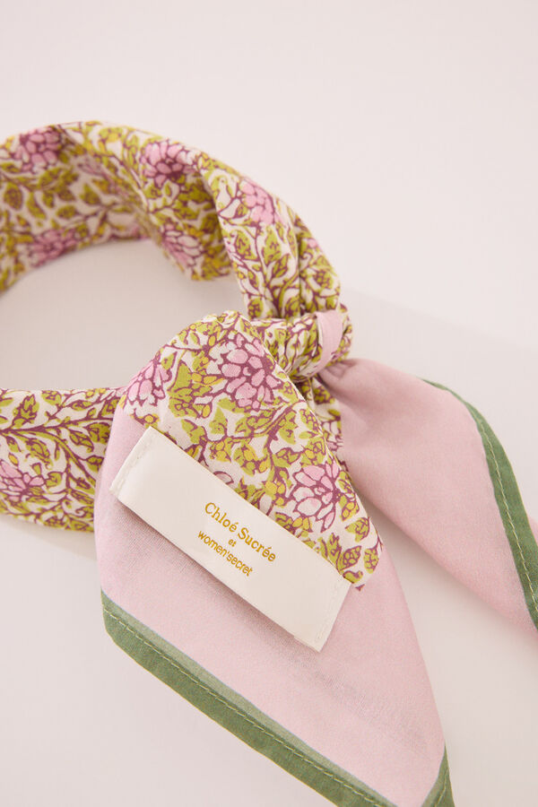 Women'secret Pañuelo para cuello flores estampado