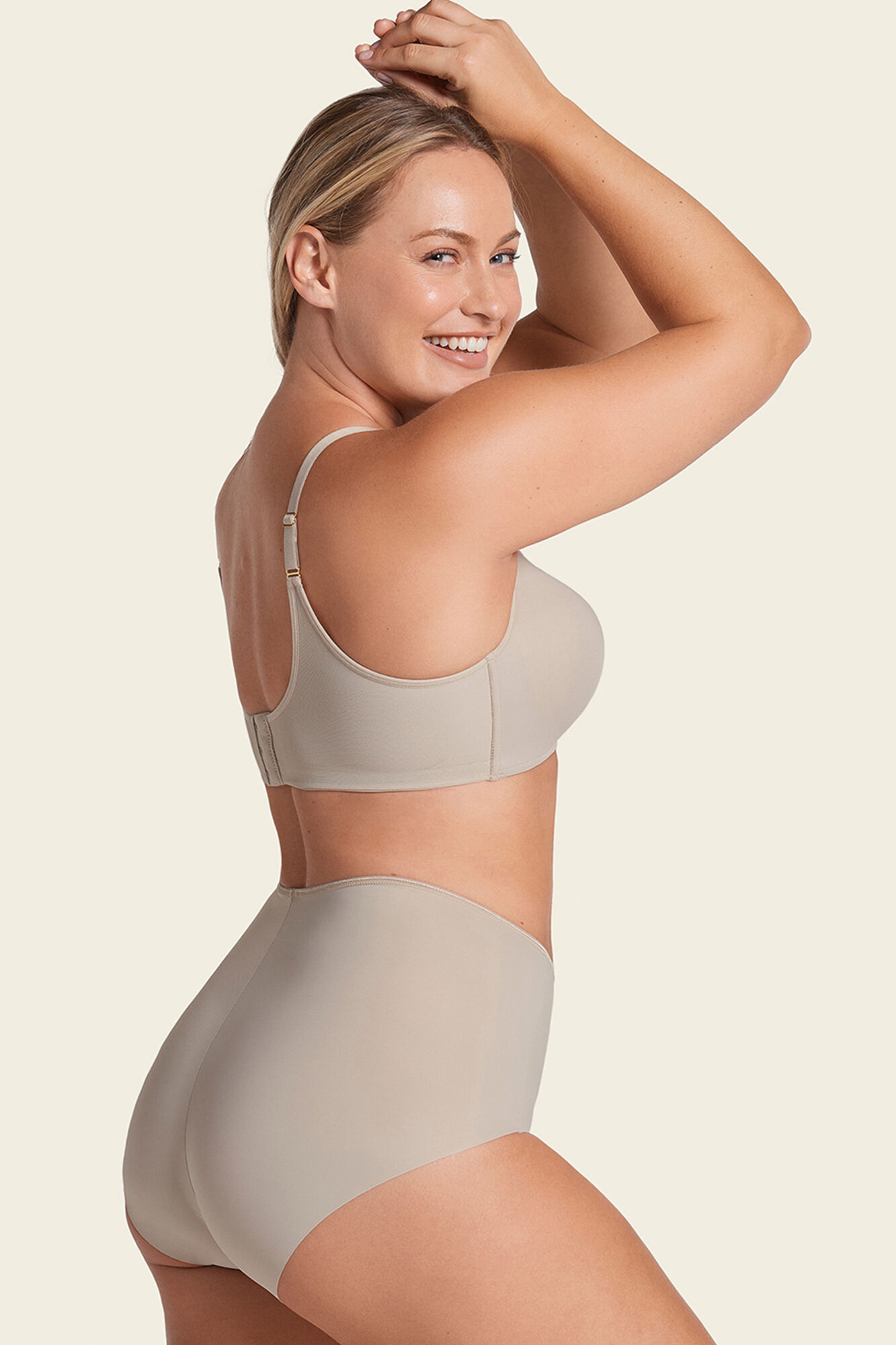 Leonisa Cueca cl&aacute;ssica com efeito invis&iacute;vel e forte compress&atilde;o no abd&ocirc;men