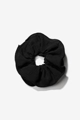 Vilanova Black minimalist oversized scrunchie black