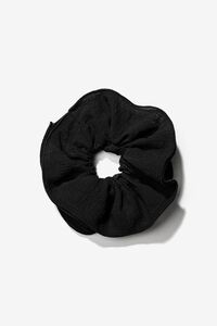 Vilanova El&aacute;stico de cabelo oversize minimalista preto