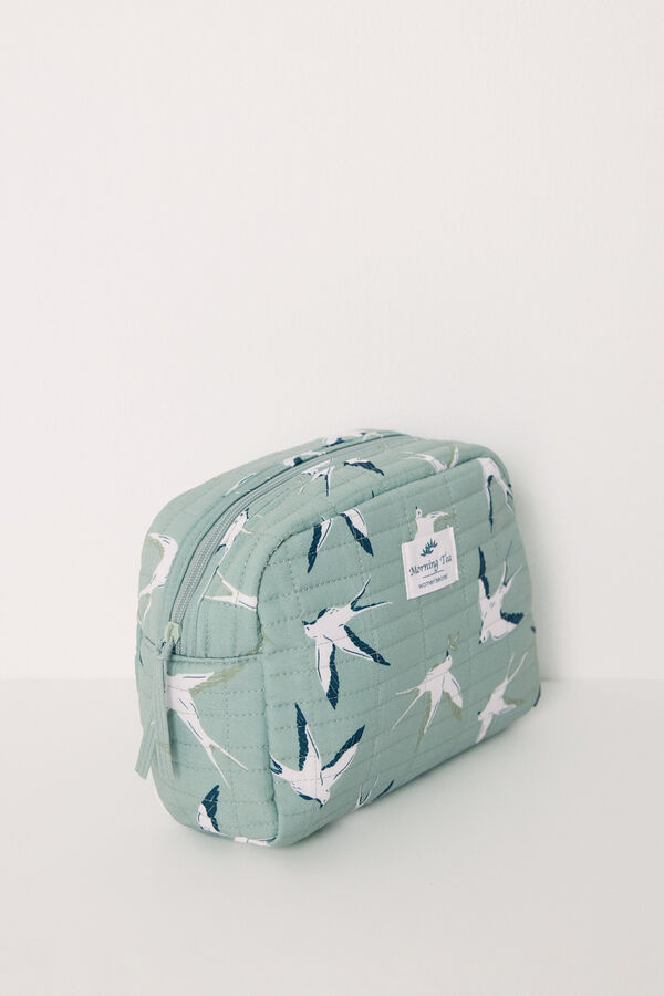 Womensecret Large bird print toiletry bag  printed