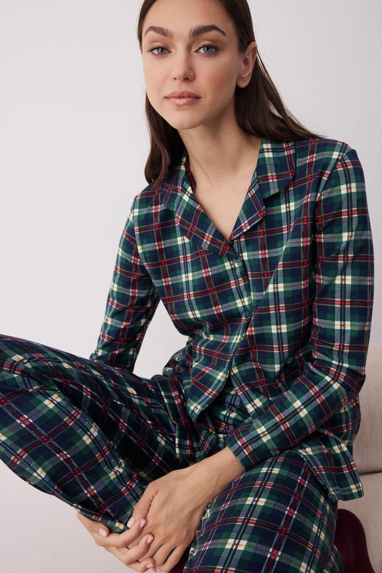 Trendyol Conjunto de pijama aos quadrados