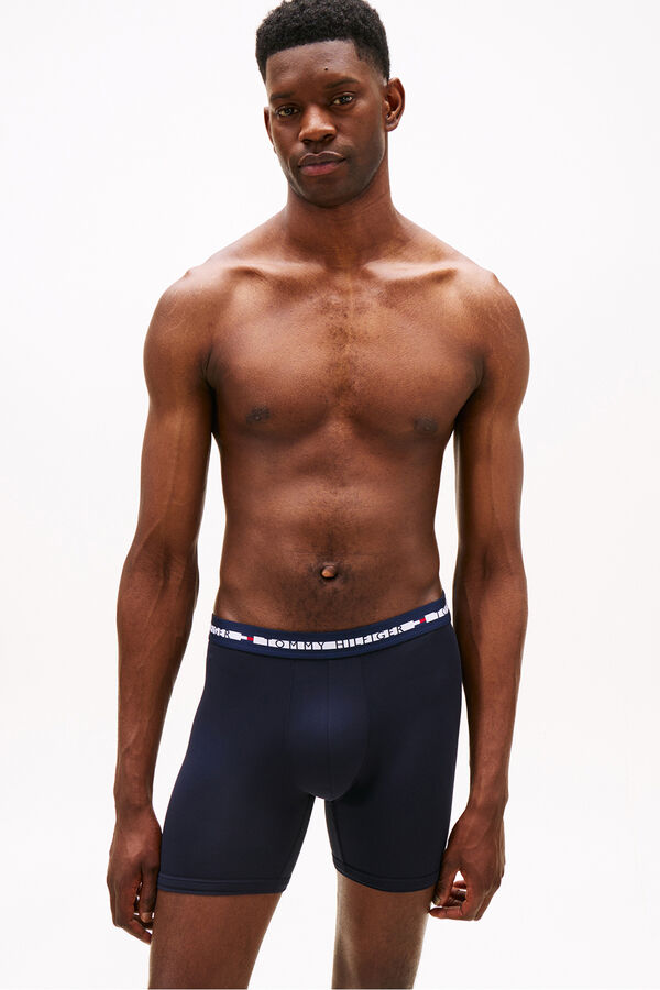 Tommy Hilfiger Pacote com 3 Boxers de Algodão preto