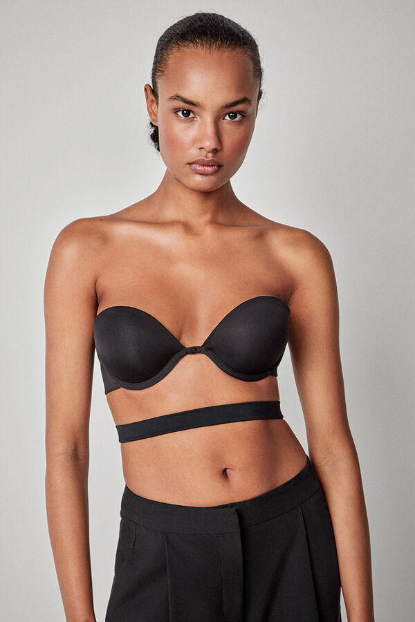 Gisela Sujetador multiposici&oacute;n escote negro