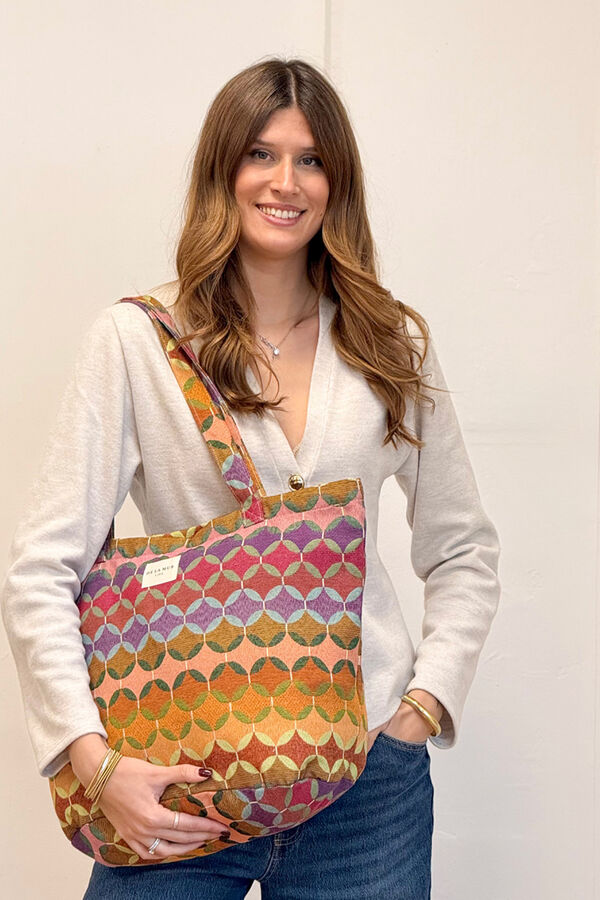 De La Mur Mala Grande Fecho-&eacute;clair Sal estampado