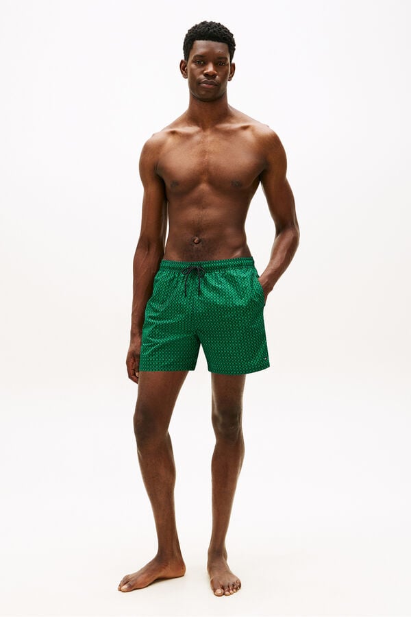 Tommy Hilfiger Cal&ccedil;&otilde;es de banho estampado bandeiras azul