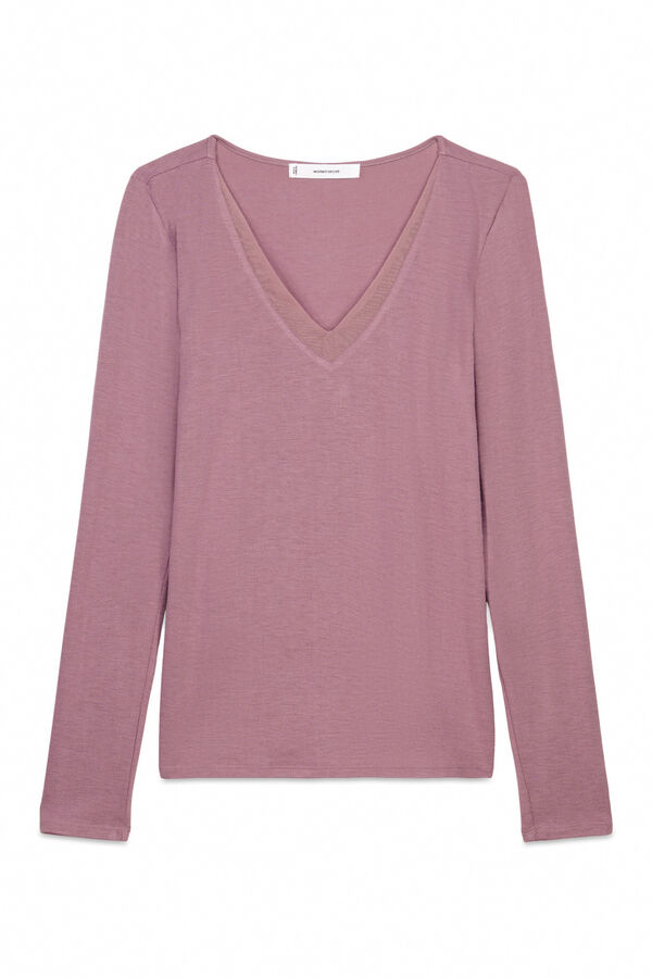 Women'secret Super soft pink jersey jersey-knit -shirt pink