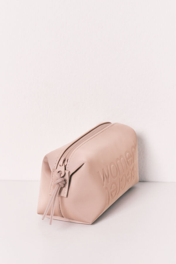 Women'secret Neceser peque&ntilde;o goma marr&oacute;n nude