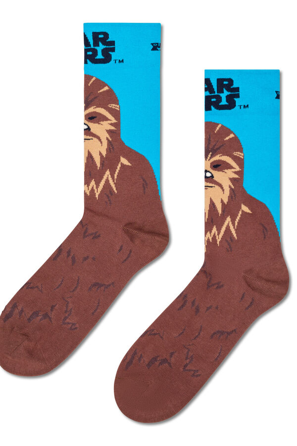 Happy Socks Meias Unissex Star Wars™ Chewbacca vison