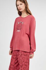 Gisela Pijama Frida Kahlo rosa
