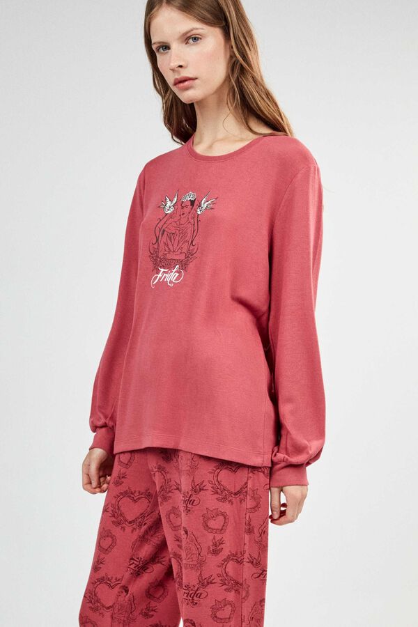 Gisela Pijama Frida Kahlo rosa